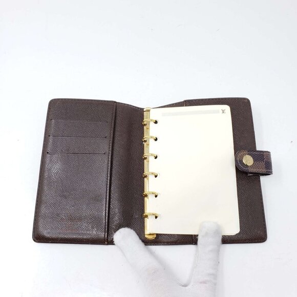 100% Authentic Louis Vuitton Agenda PM Damier Ebene Cover Case #0175 - Picture 8 of 12